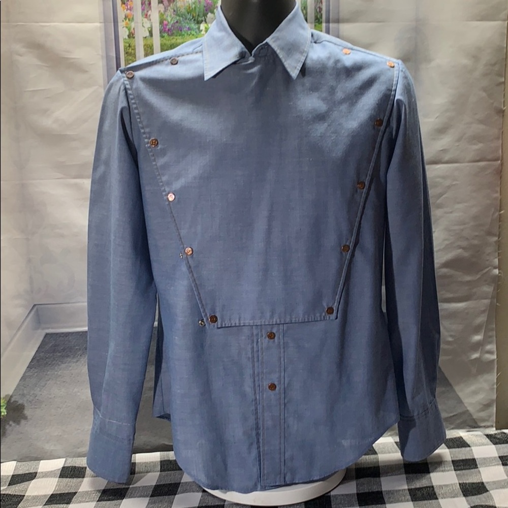 Western bib shirt John Wayne Style T-0614